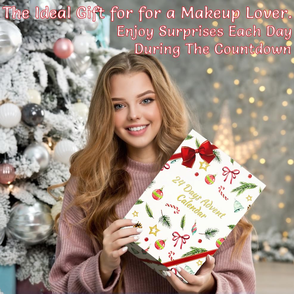 PWYSHXDF Makeup Advent Calendar 2025 - 24 Days of Holiday Glam