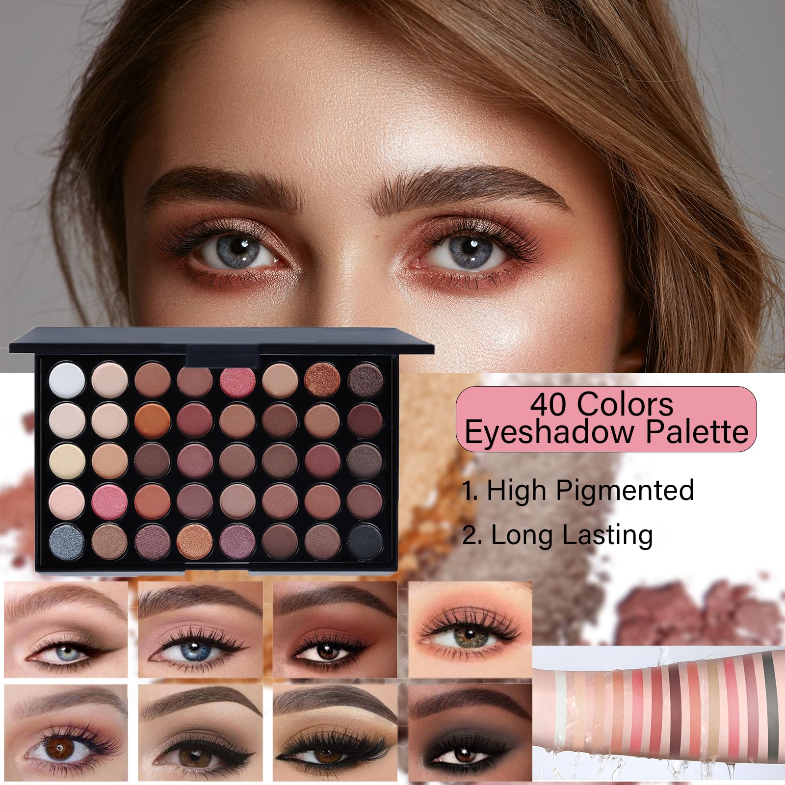 PWYSHXDF Makeup Set for Women – Full Face Kit for Beginners & Professionals