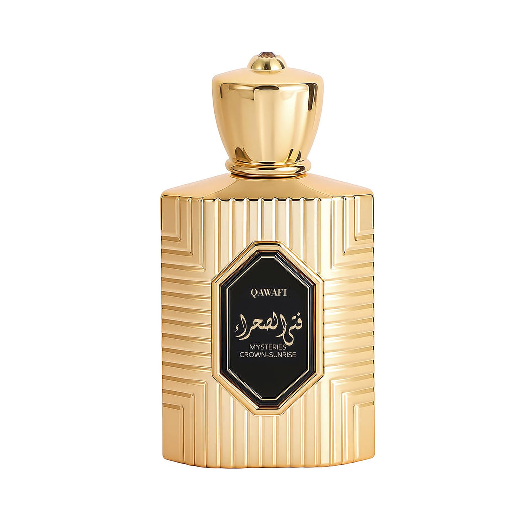 QAWAFI Mysteries Crown Sunrise EDP – Long-Lasting Spicy Amber Vanilla (Unisex) 100ml