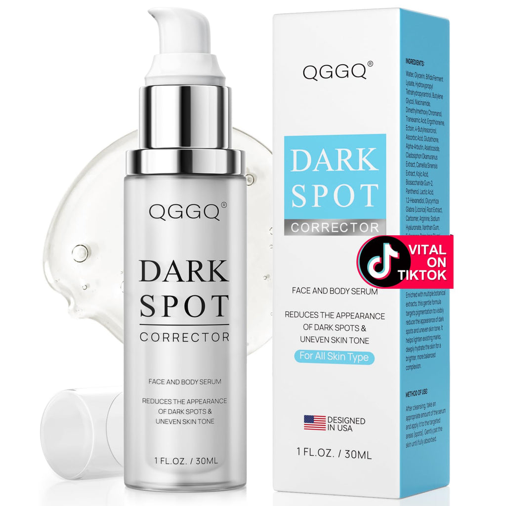 QGGQ Dark Spot Remover Serum – Niacinamide & Alpha-Arbutin for Face & Body