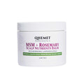 Qhemet Biologics MSM + Rosemary Scalp Nutrients Balm | Scalp Food for Healthy Hair | Vegan (4 oz)