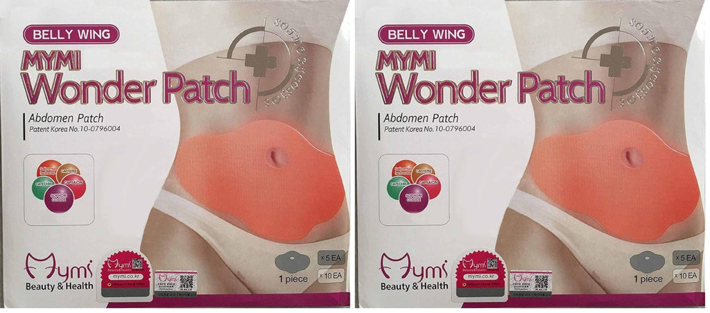 QIANSOTO Mymi Wonder Patch Belly Wing - Toning & Firming (Pack of 2, 20 Patches)
