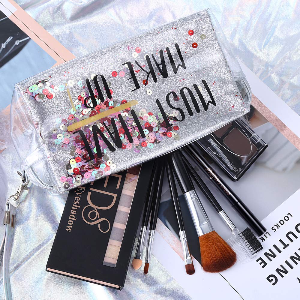 QiBest All-in-One Makeup Kit: 12-Nude Shadow Palette, Waterproof Eyeliner, Brow Powder & 5 Brushes
