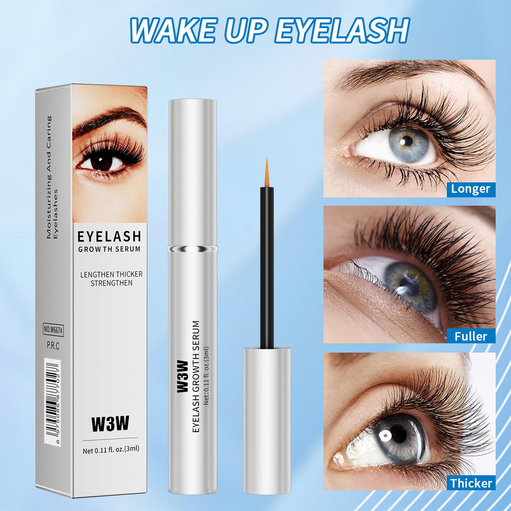 QIC W3W Eyelash Growth Serum – Caffeine & Peptides (3ml)