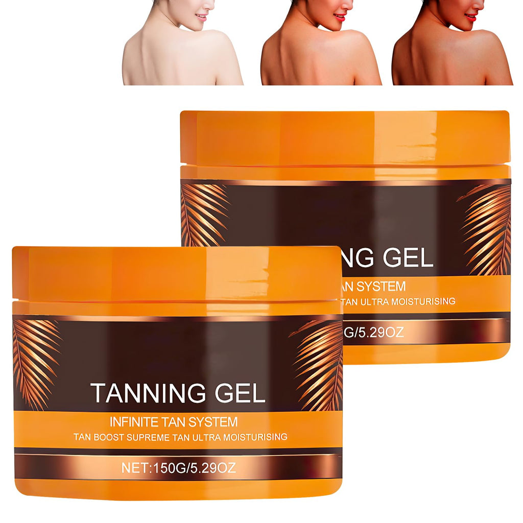QiFind Luxury Intensive Tanning Gel – Natural Tan Accelerator for Sunbeds & Outdoor Sun