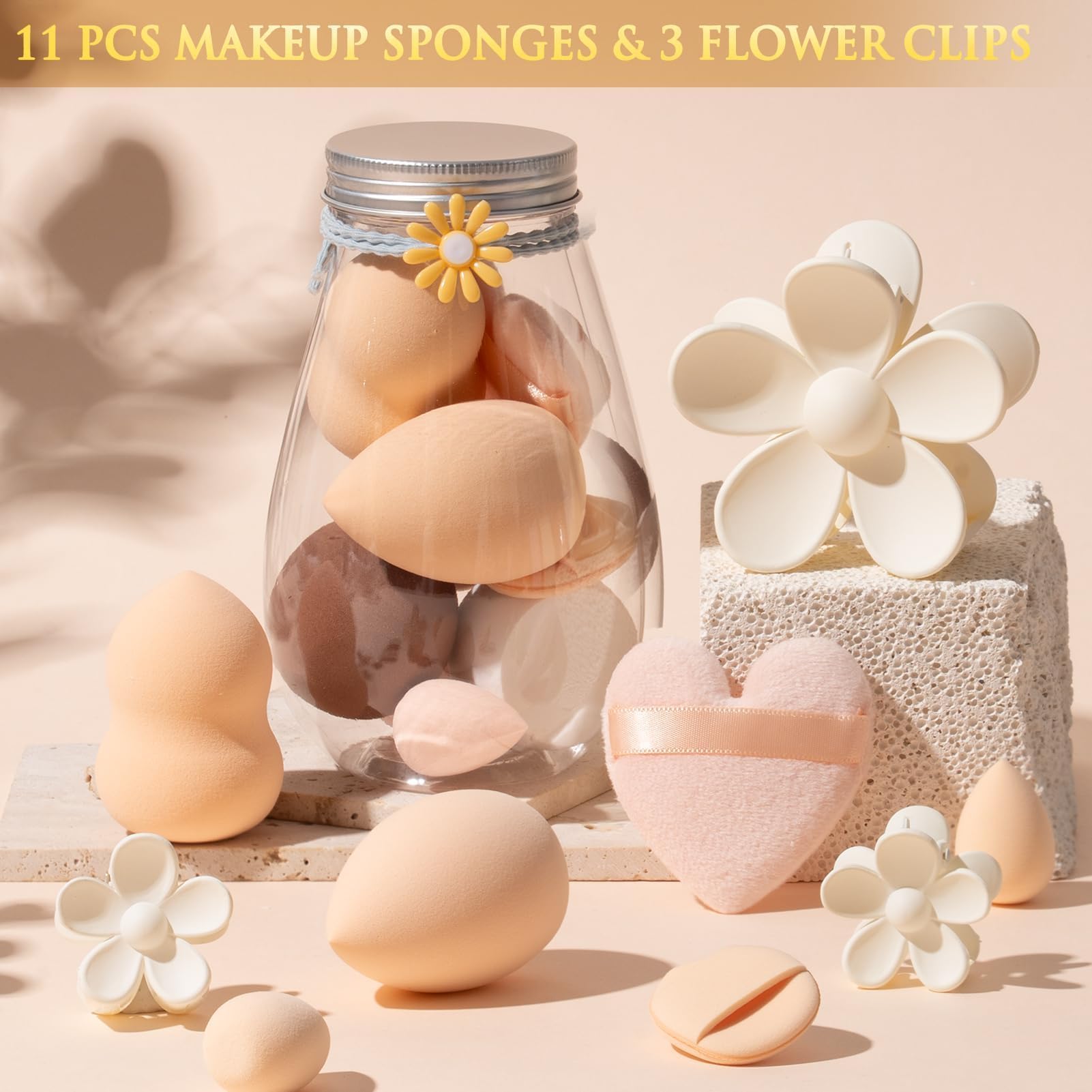 Qinline Teen Girl Gifts – Trendy Makeup Gift Set with 10 Affirmations & Empowering Challenges