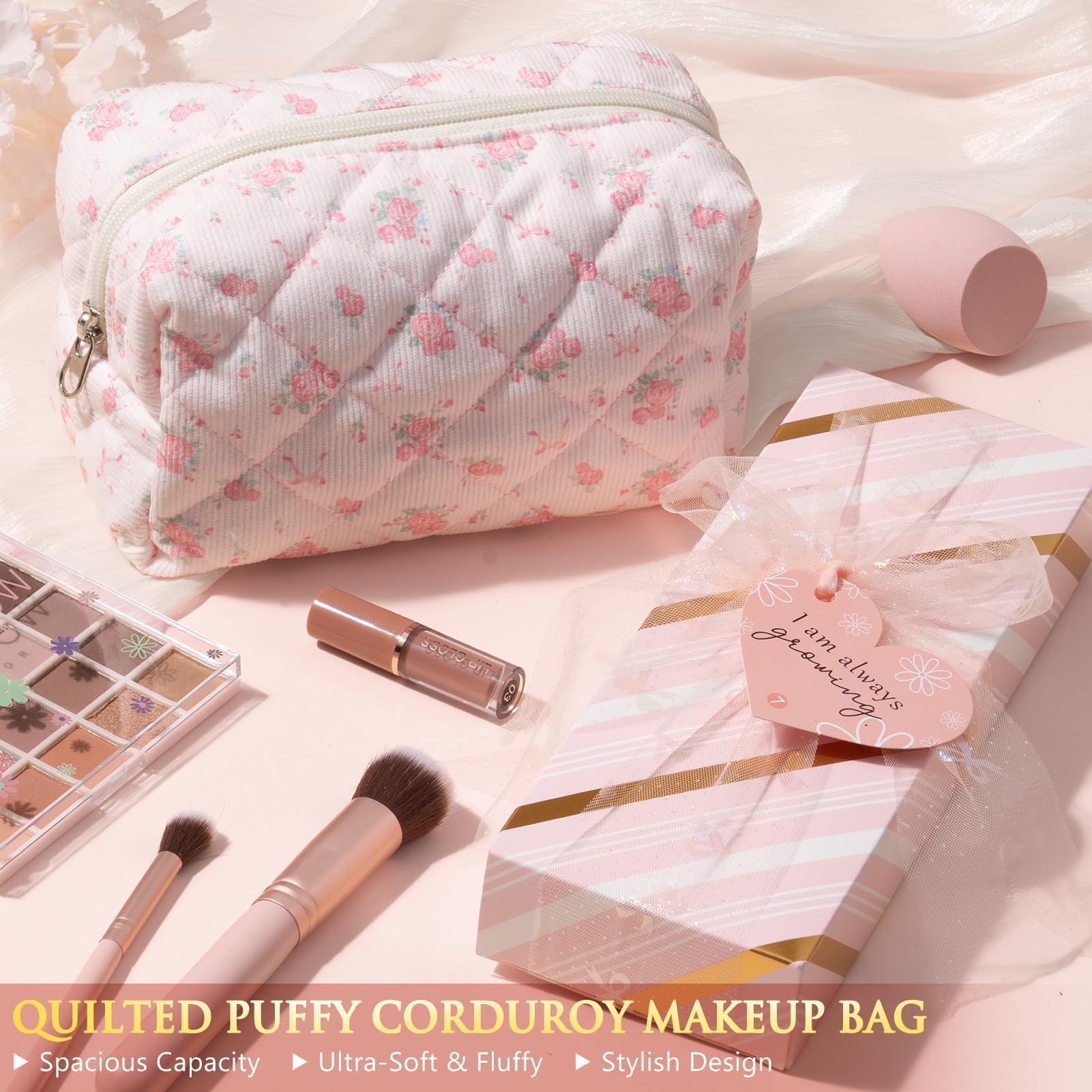 Qinline Teen Girl Gifts: 10 Affirmations & Empowering Makeup Gift Set