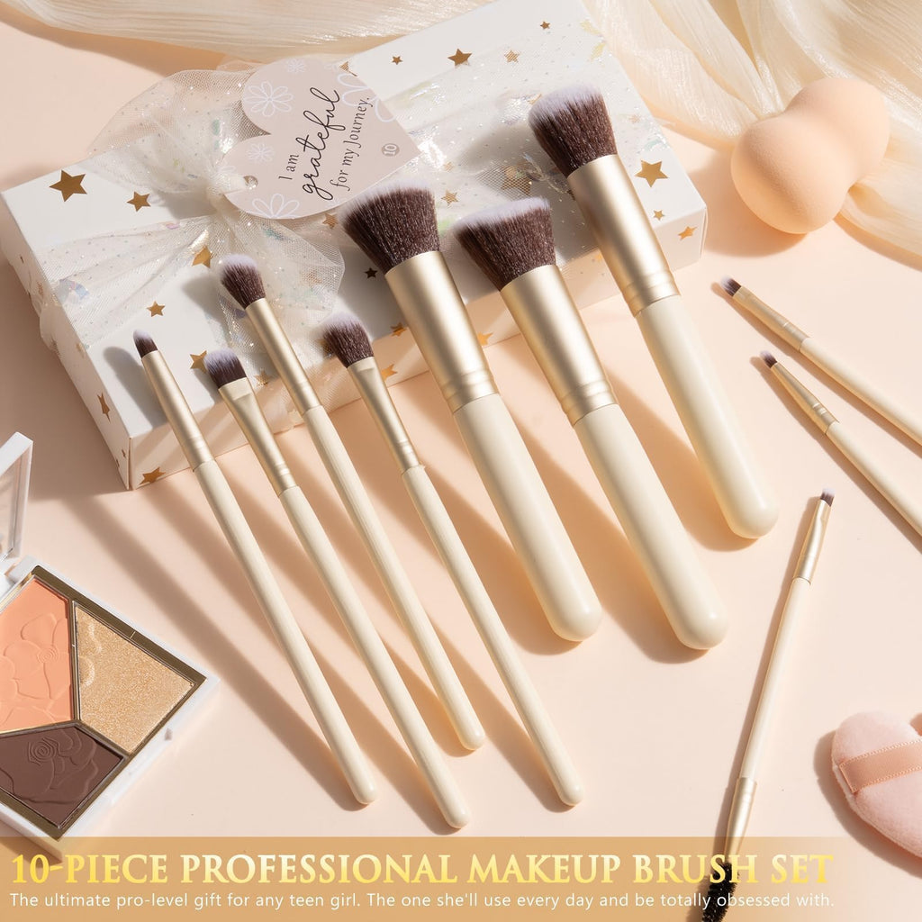 Qinline Teen Girl Gifts – Trendy Makeup Gift Set with 10 Affirmations & Empowering Challenges