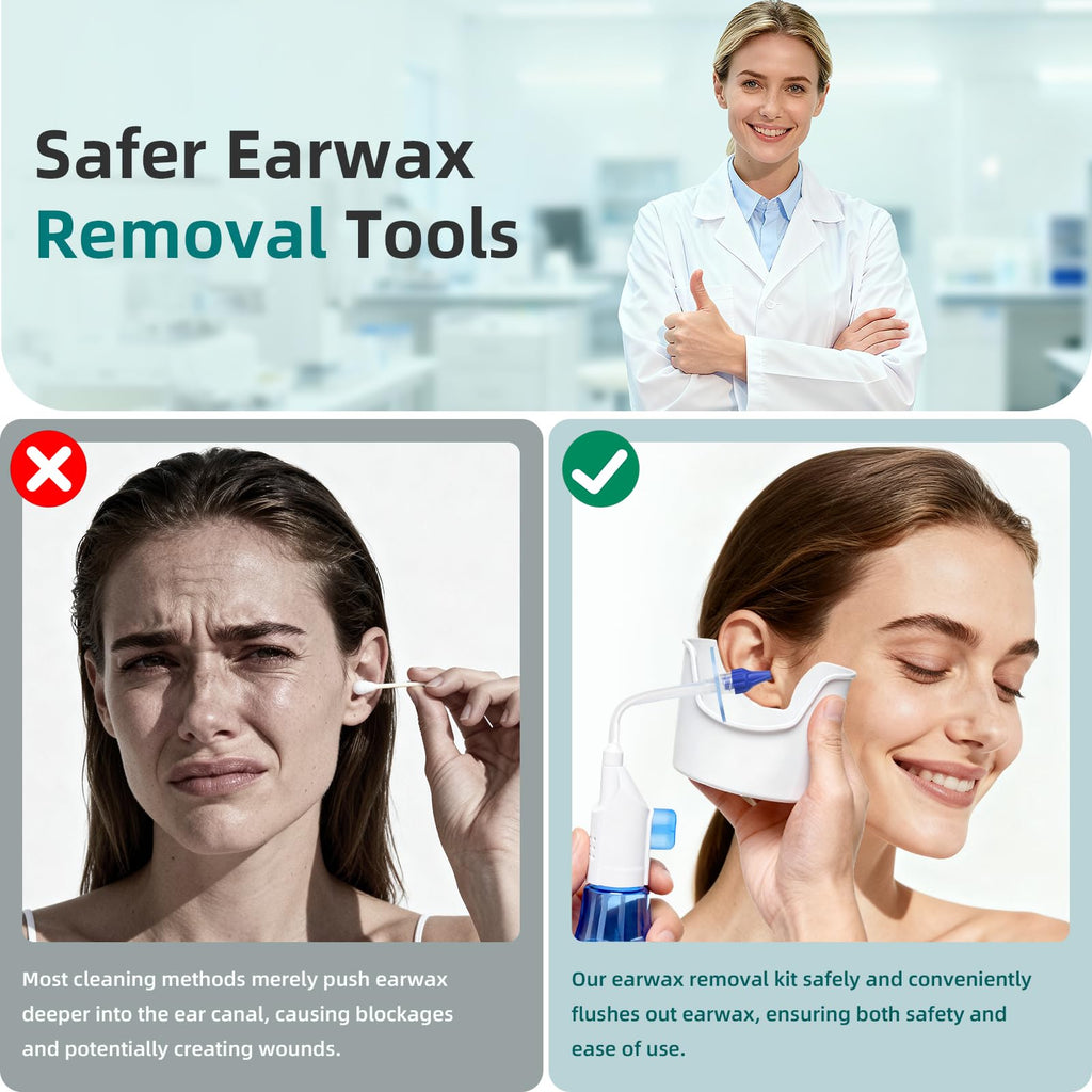 QISXROVY Ear Wax Removal Kit – Safe Home Ear Cleaning for All Ages