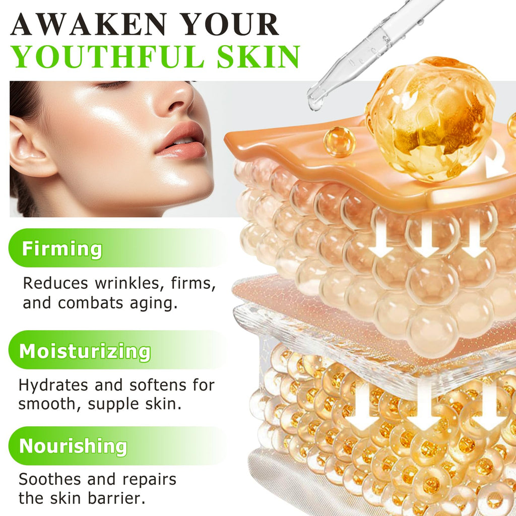 QJCWXIAOX Premium 20% Vitamin C Serum for Face & Neck - Anti-Aging, Hydration, 60ml