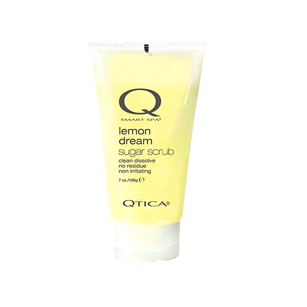 QTICA Smart Spa Sugar Scrub Lemon Dream – 7oz | Gentle Exfoliation for Spa Pedicures, Manicures & Body