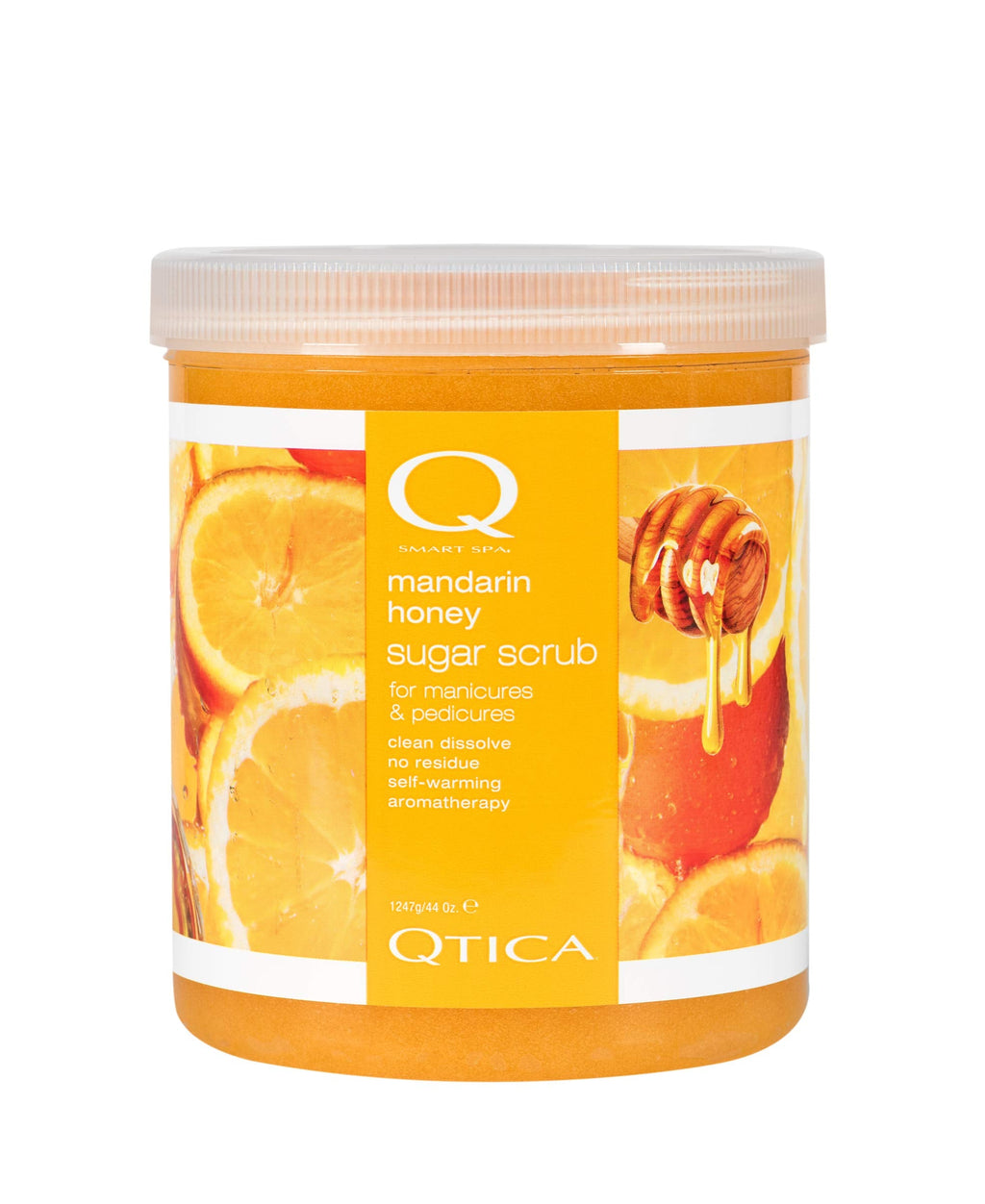Qtica Smart Spa Sugar Scrub Mandarin Honey 44oz | Salon-Grade Exfoliating Gel