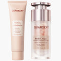 QUARXERY Exfoliating Care Set: 5% Niacinamide Body Cream + Purifying Peeling Gel