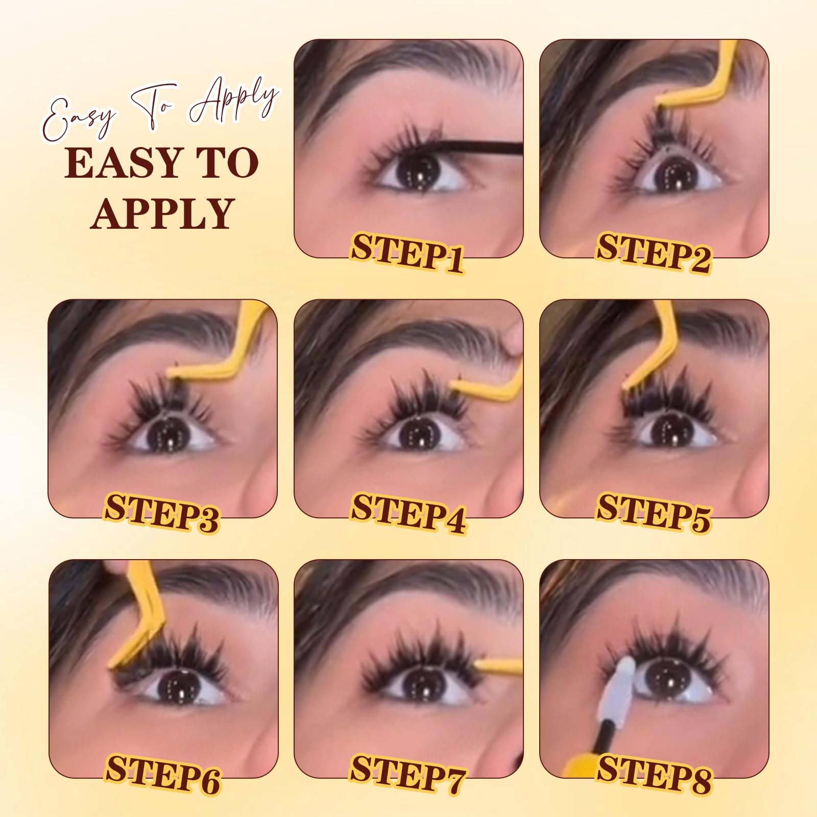 QUEWEL Fairy-Lash Clusters Kit | 140pcs Manga Clusters 10-18mm | DIY Lash Extensions with Bond & Seal, Tweezers & Remover