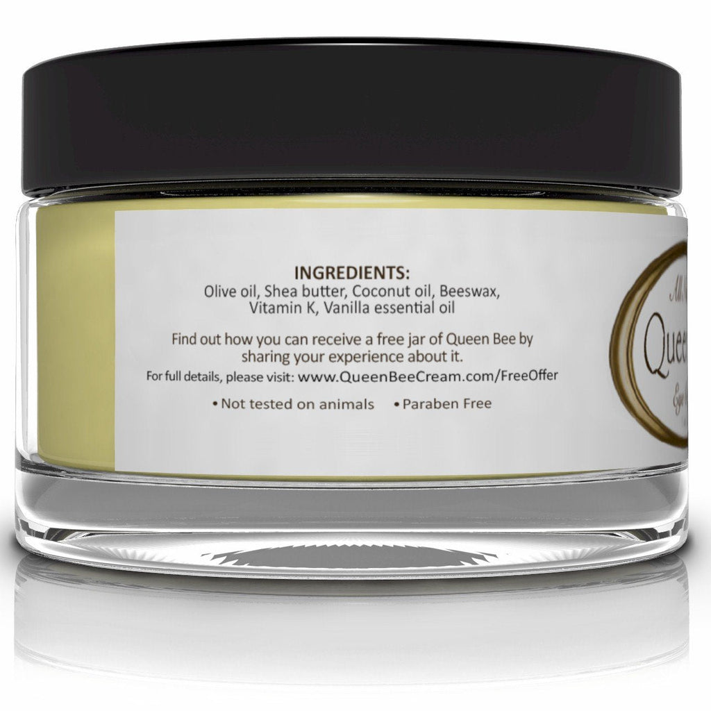 Queen Bee Organic Under Eye Cream - 1 oz | All-Natural, Handmade