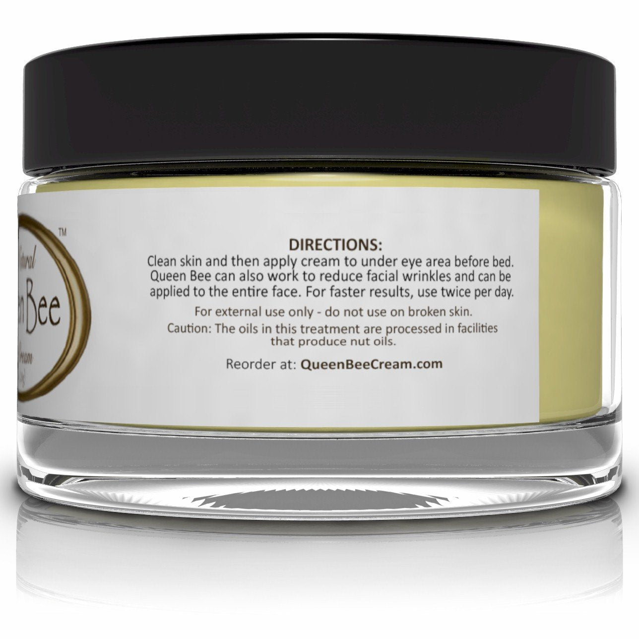 Queen Bee Organic Under Eye Cream - 1 oz | All-Natural, Handmade