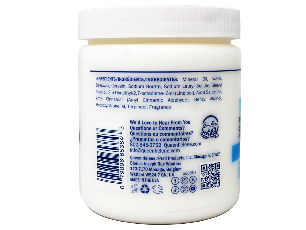 Queen Helene Triple Whipped Professional Cleansing Cream – Gentle Deep Clean, 15 oz (Pack of 2)