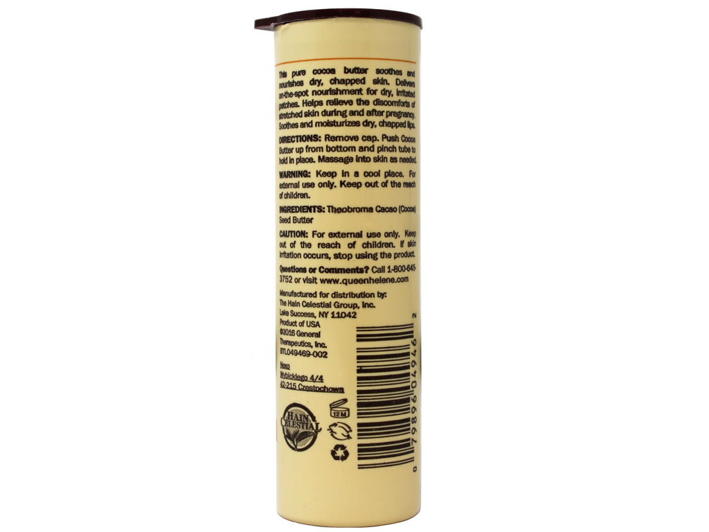 Queen Helene Cocoa Butter Moisturizing Kit: Face + Body Creme 15 oz + 100% Cocoa Butter Lip Balm 1 oz