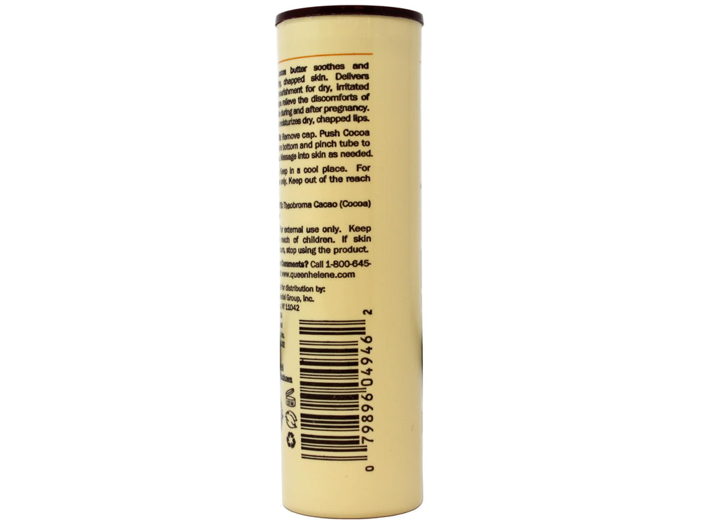 Queen Helene Cocoa Butter Moisturizing Kit: Face + Body Creme 15 oz + 100% Cocoa Butter Lip Balm 1 oz