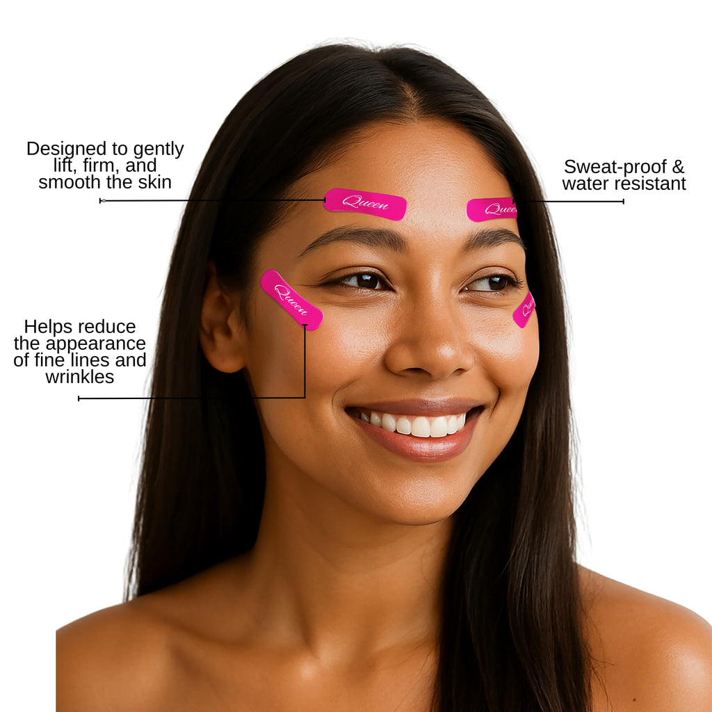 Queen Face Lift & Wrinkle Smoothing Tape | Skin Lifting Strips for Smoother Contours