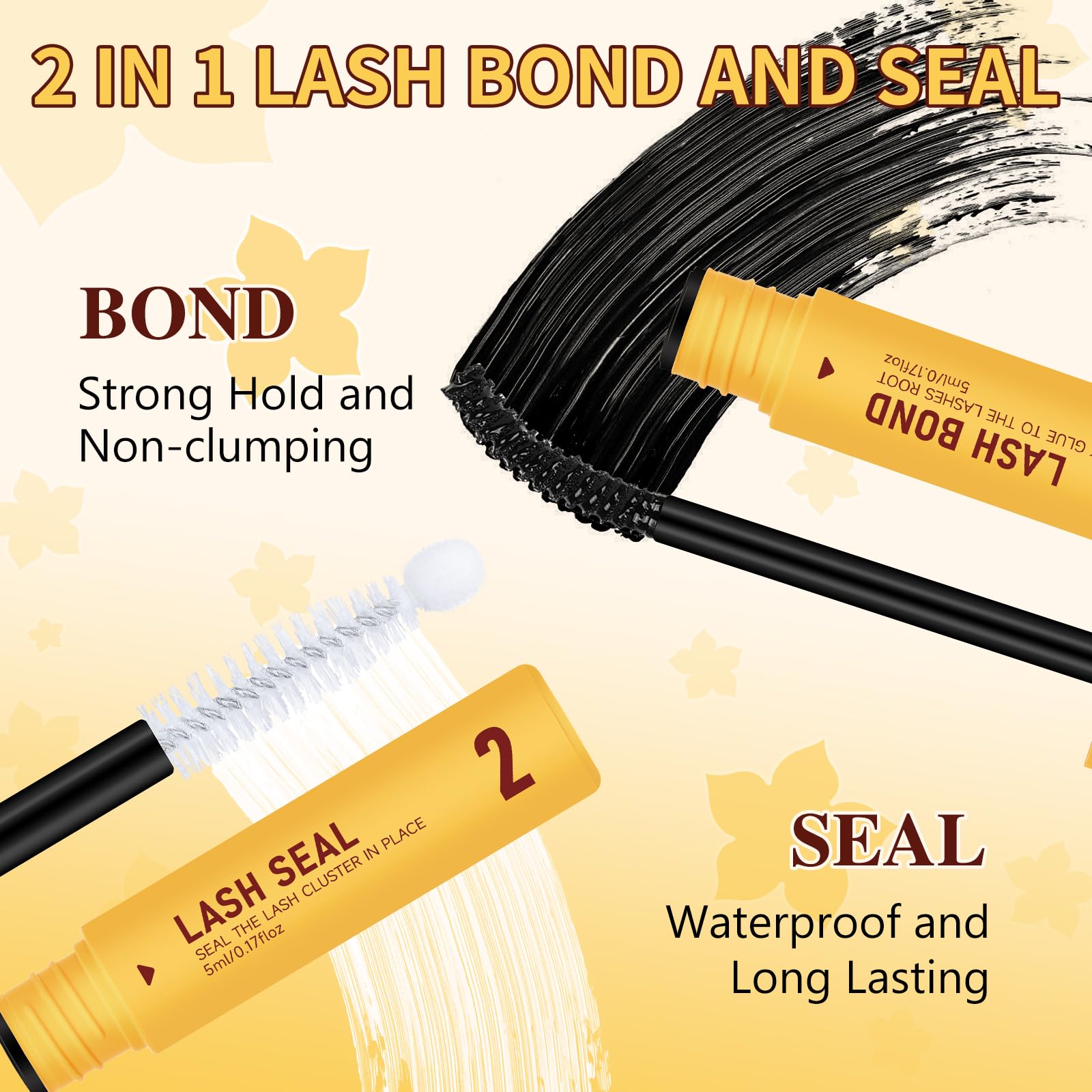 QUEWEL Lash Clusters Kit – 320Pcs 80D+100D 12-18mm DIY 3D Lash Extensions