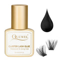 QUEWEL Lash Clusters Glue 10ml Black – DIY Lash Extensions, Long-Lasting Hold