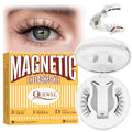 QUEWEL Magnetic Eyelashes with Applicator – No Glue Needed, Reusable, Beginner-Friendly (Soft-Magnetic-B)