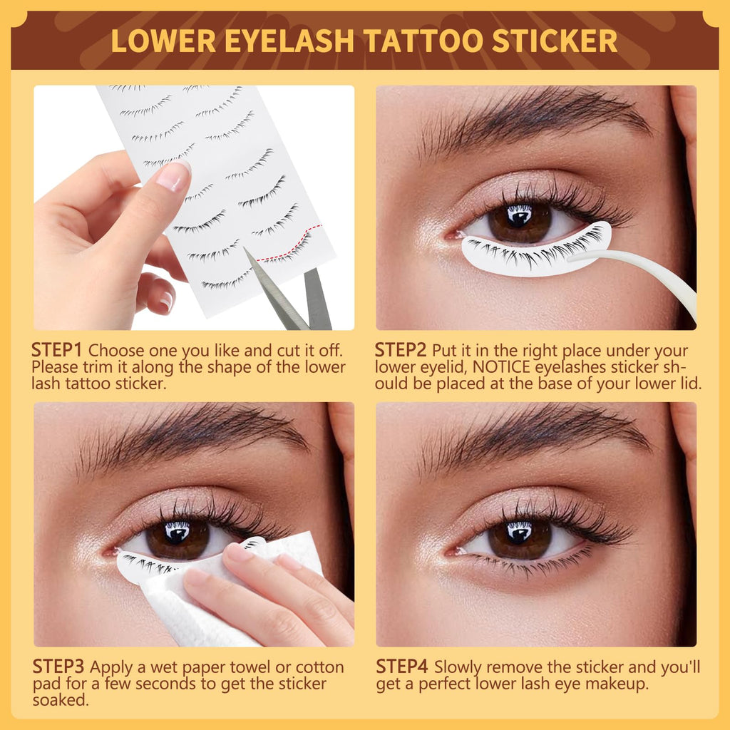 QUEWEL Magnetic Eyelashes 2-Pair Kit with Applicator — No Glue Needed, Reusable Cat-Eye Lashes