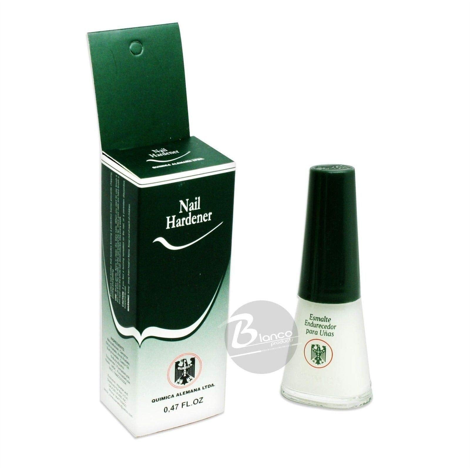 Química Alemana Nail Hardener Strengthener Polish – 3 Bottles (0.47 oz each)