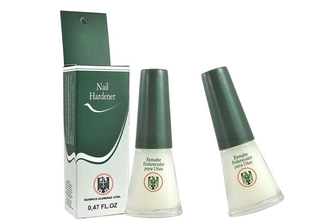 Química Alemana Nail Hardener – Protective Barrier for Nails | 0.47 Fl Oz (Pack of 2)
