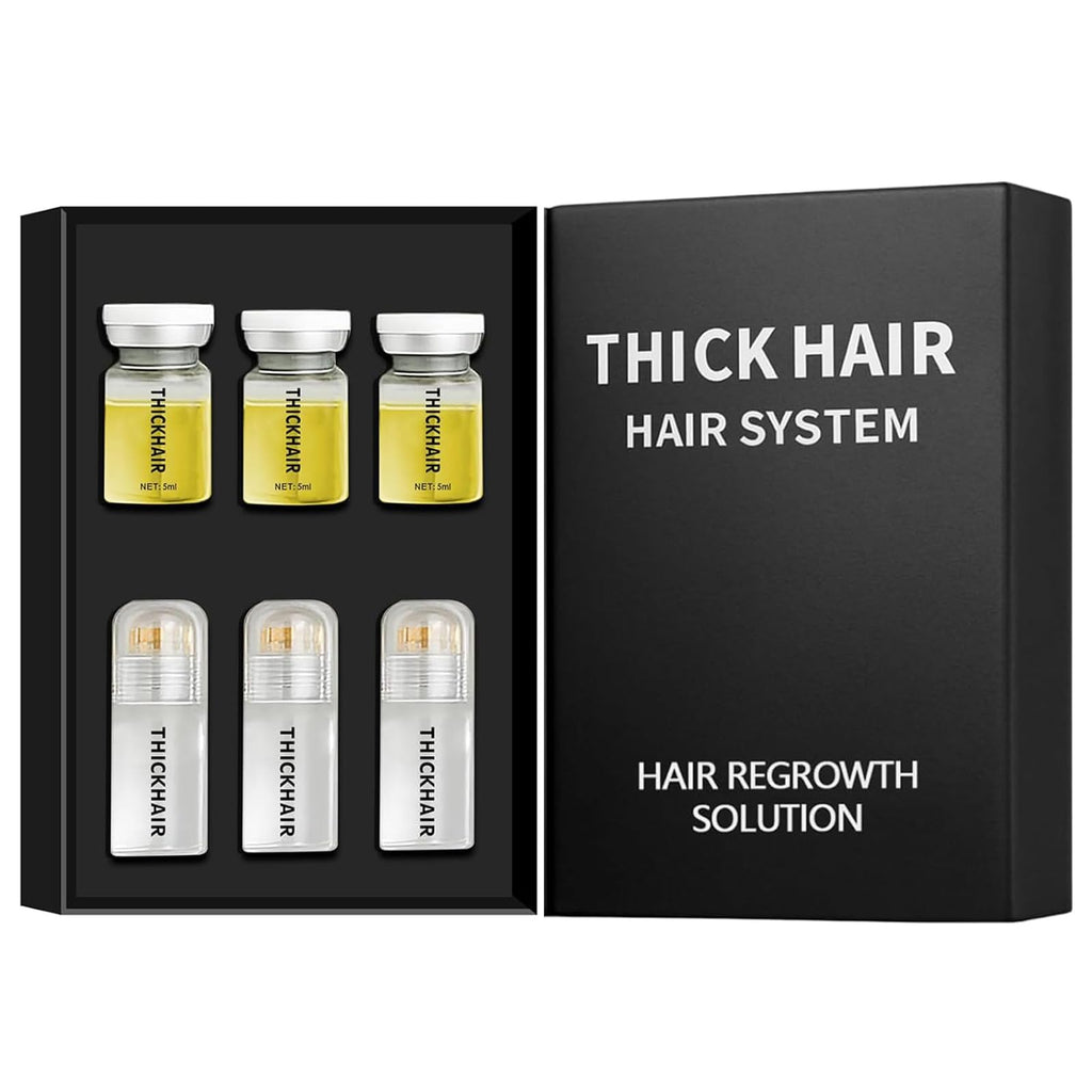 QUZOYU Thicair Hair Regrowth System – Volumizing Serum with Copper Peptides & Collagen