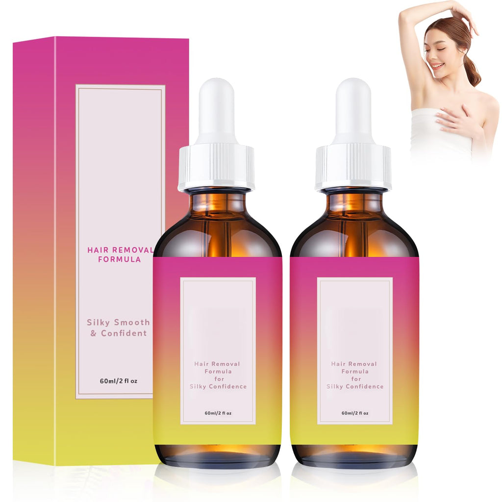 Qynar Rotundus Oil 60ml – Natural Cyperus Rotundus for Hair Reduction and Skin Nourishment (2-Pack)