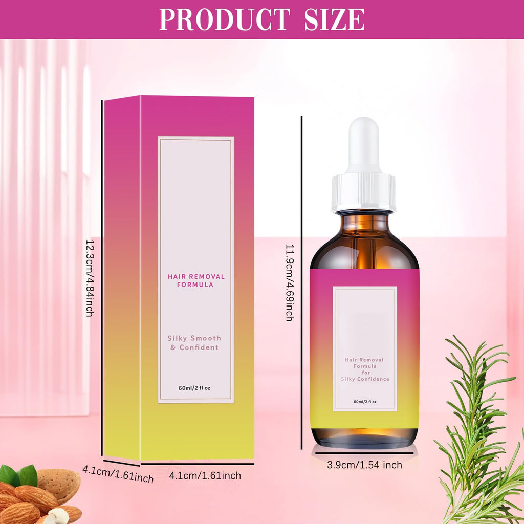 Qynar Rotundus Oil 60ml – Natural Cyperus Rotundus for Hair Reduction and Skin Nourishment (2-Pack)