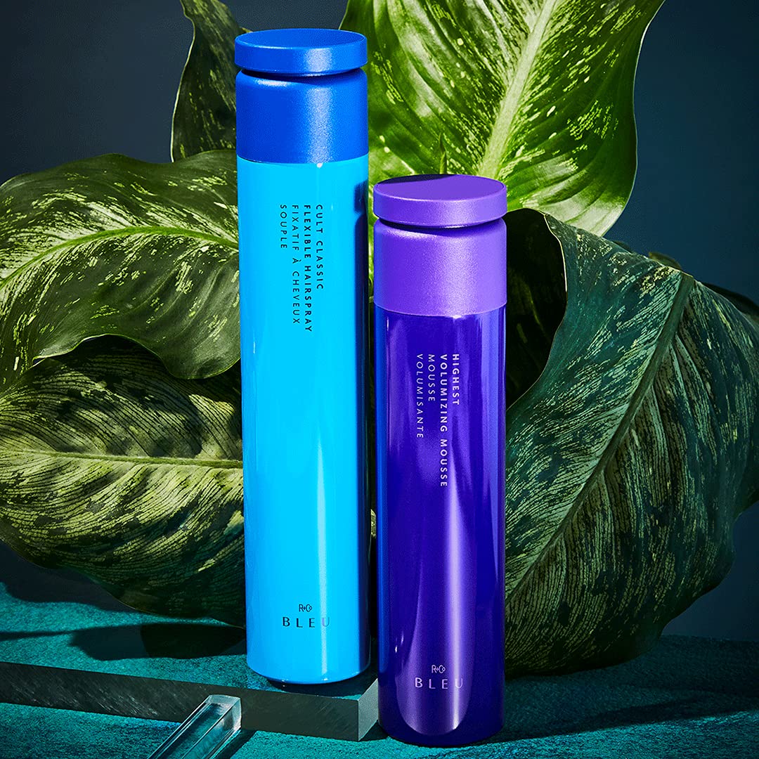 R+Co BLEU Cult Classic Flexible Hairspray – Touchable Texture & Humidity Control, 8.2 oz