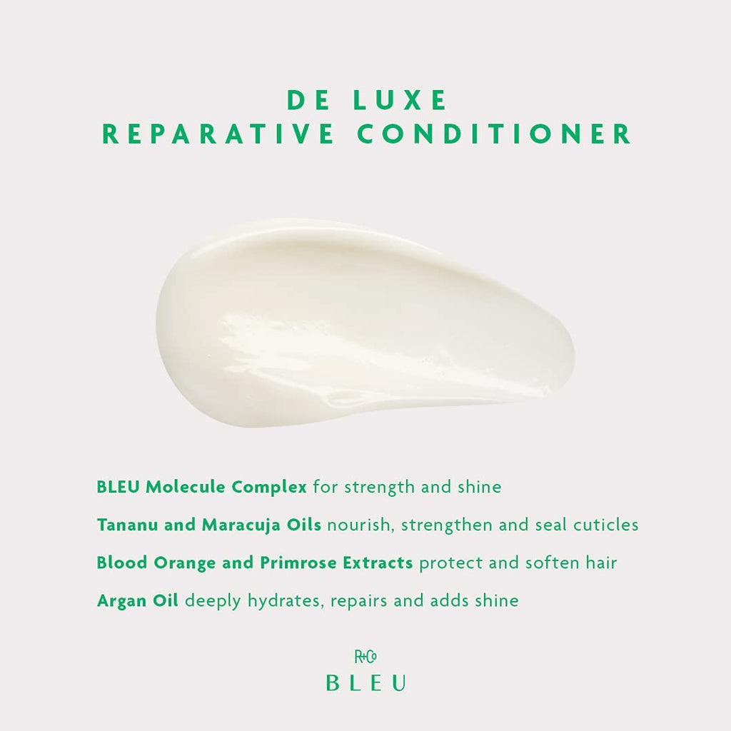 R+Co BLEU De Luxe Reparative Conditioner – Hydrating Hair Treatment (6.8 oz)