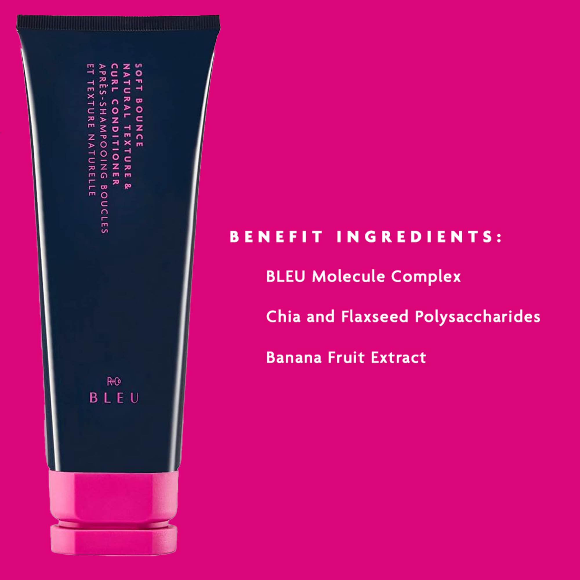 R+Co BLEU Soft Bounce Curl Conditioner – Hydrates, Defines, Smooths, and Adds Shine (6.8 oz)