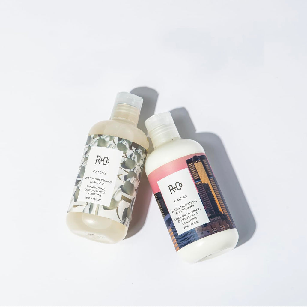 R+Co Dallas Biotin Thickening Conditioner | Weightless Hydration, Volume + Shine | Vegan + Cruelty-Free | 8.5 oz
