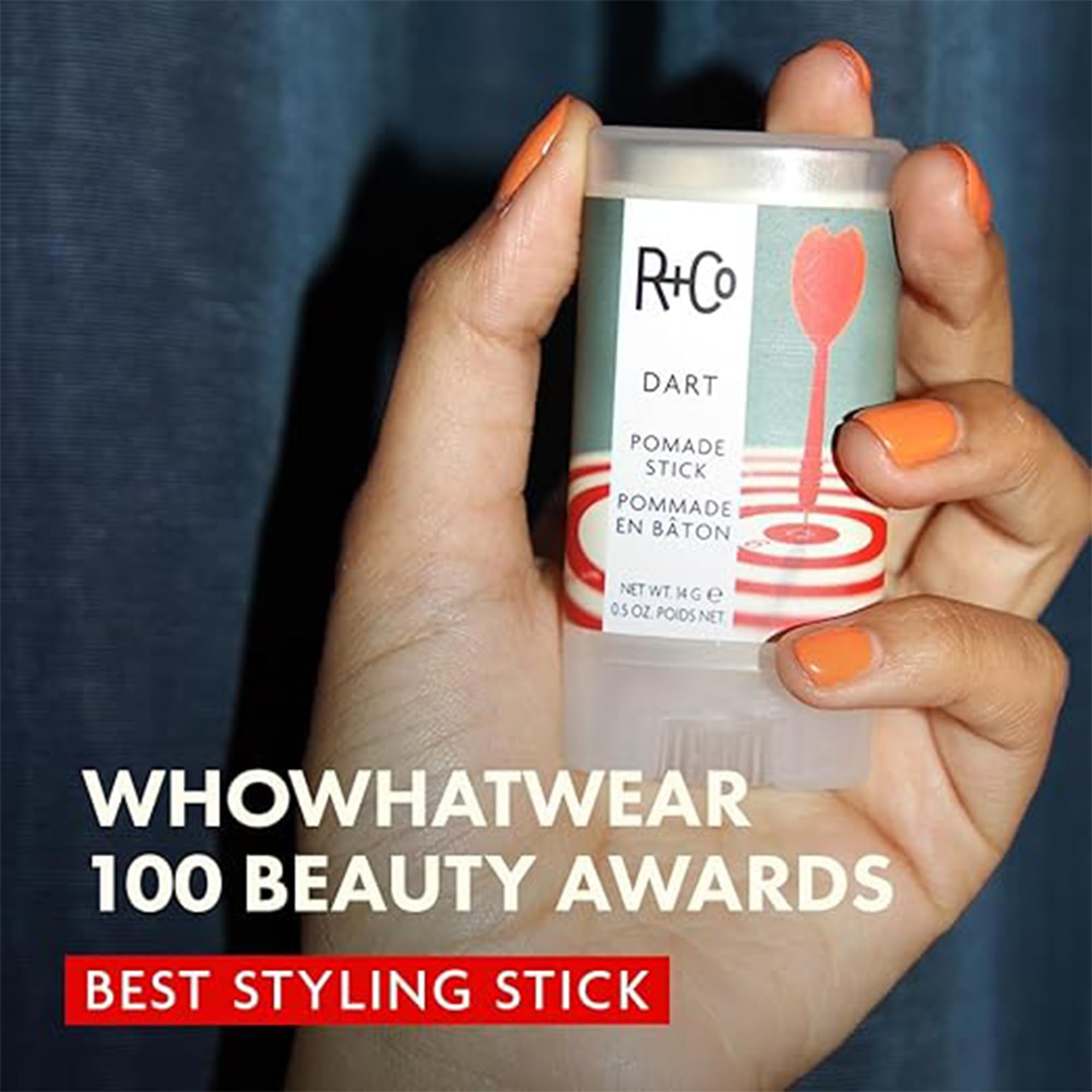 R+Co Dart Pomade Stick | Tame Flyaways, Sculpt & Polish | Long-Lasting Texture | Vegan + Paraben-Free | 2 Pack