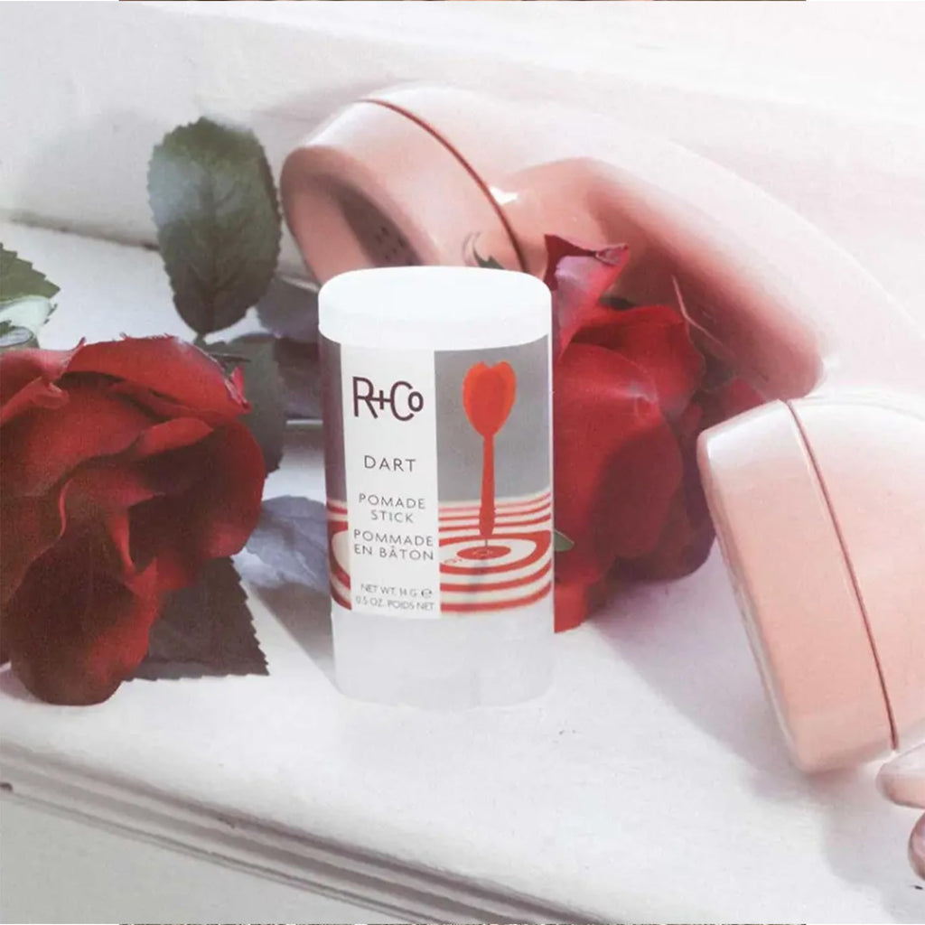 R+Co Dart Pomade Stick | Tame Flyaways, Sculpt & Polish | Long-Lasting Texture | Vegan + Paraben-Free | 2 Pack