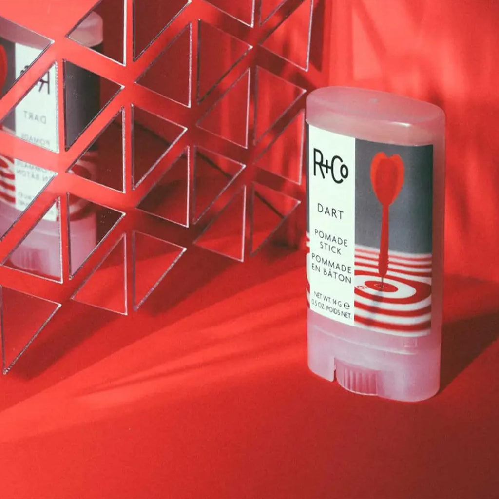R+Co Dart Pomade Stick | Tame Flyaways, Sculpt & Polish | Long-Lasting Texture | Vegan + Paraben-Free | 2 Pack