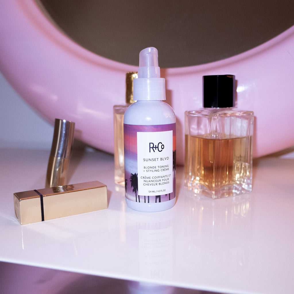 R+Co Sunset Blvd Toning Styler + Masque Kit — Blonde Toner & Hydration