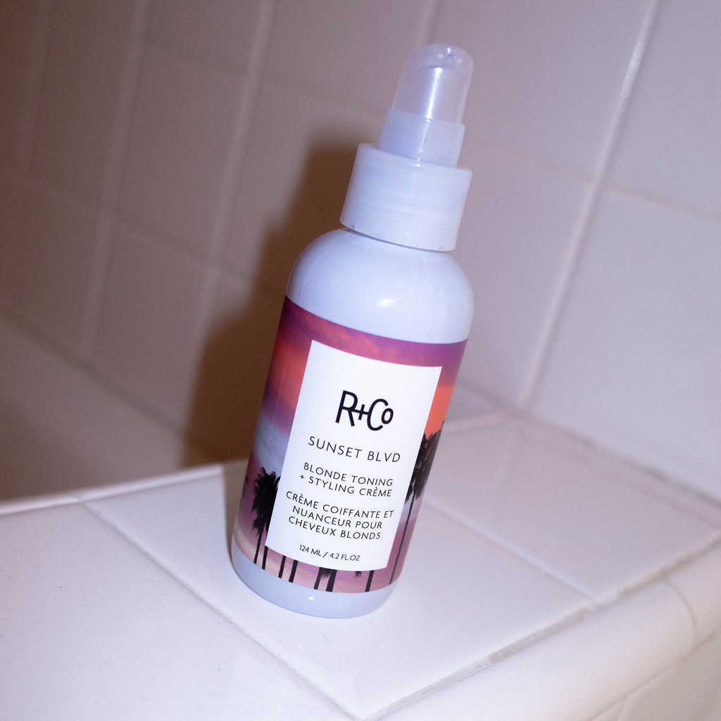 R+Co Sunset Blvd Toning Styler + Masque Kit — Blonde Toner & Hydration