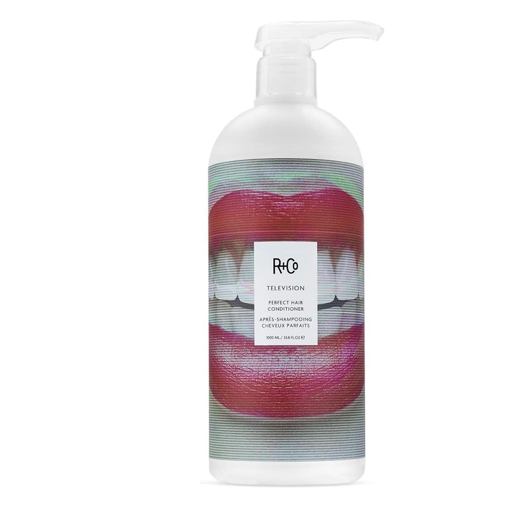 R+Co Television Perfect Hair Shampoo & Conditioner Set — Smooths, Shine & Volume (33.8oz x2)