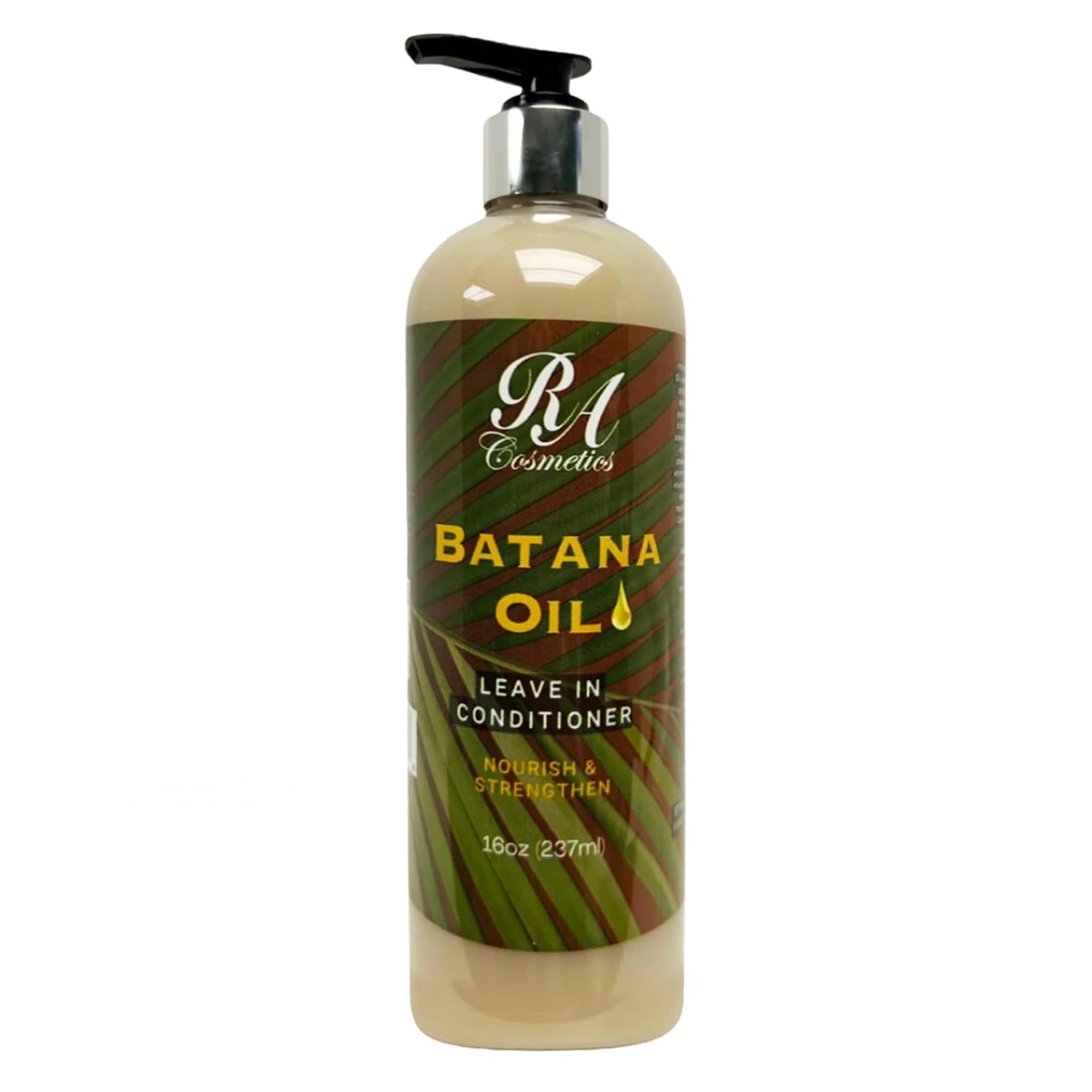 RA COSMETICS Batana Oil Leave-In Conditioner – Strengthens, Hydrates & Frizz Control | Lightweight Curl-Defining Formula | Sulfate & Paraben-Free 16oz