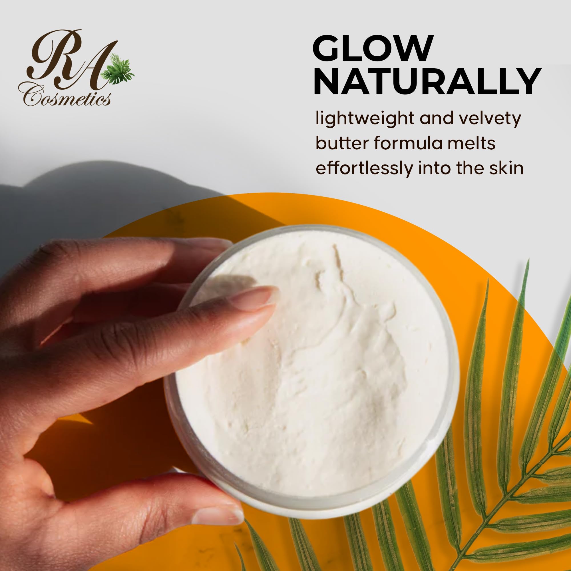 RA COSMETICS Whipped Shea Butter with Lavender Extract – 12oz, 100% Unrefined Shea from Ghana