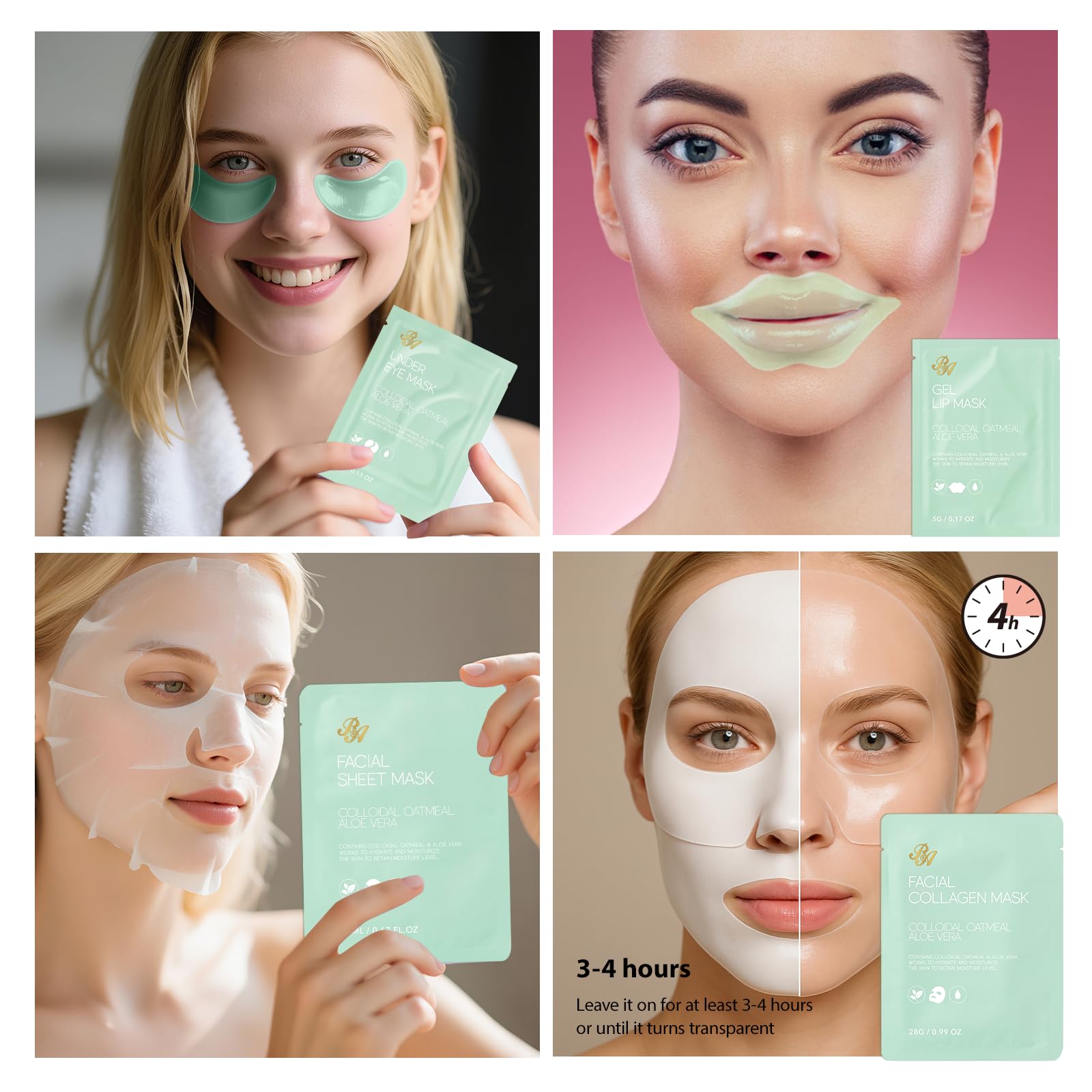RA ROSA ACCA Valentines Day Gift Set – 55-Piece Tea Tree Skincare Kit