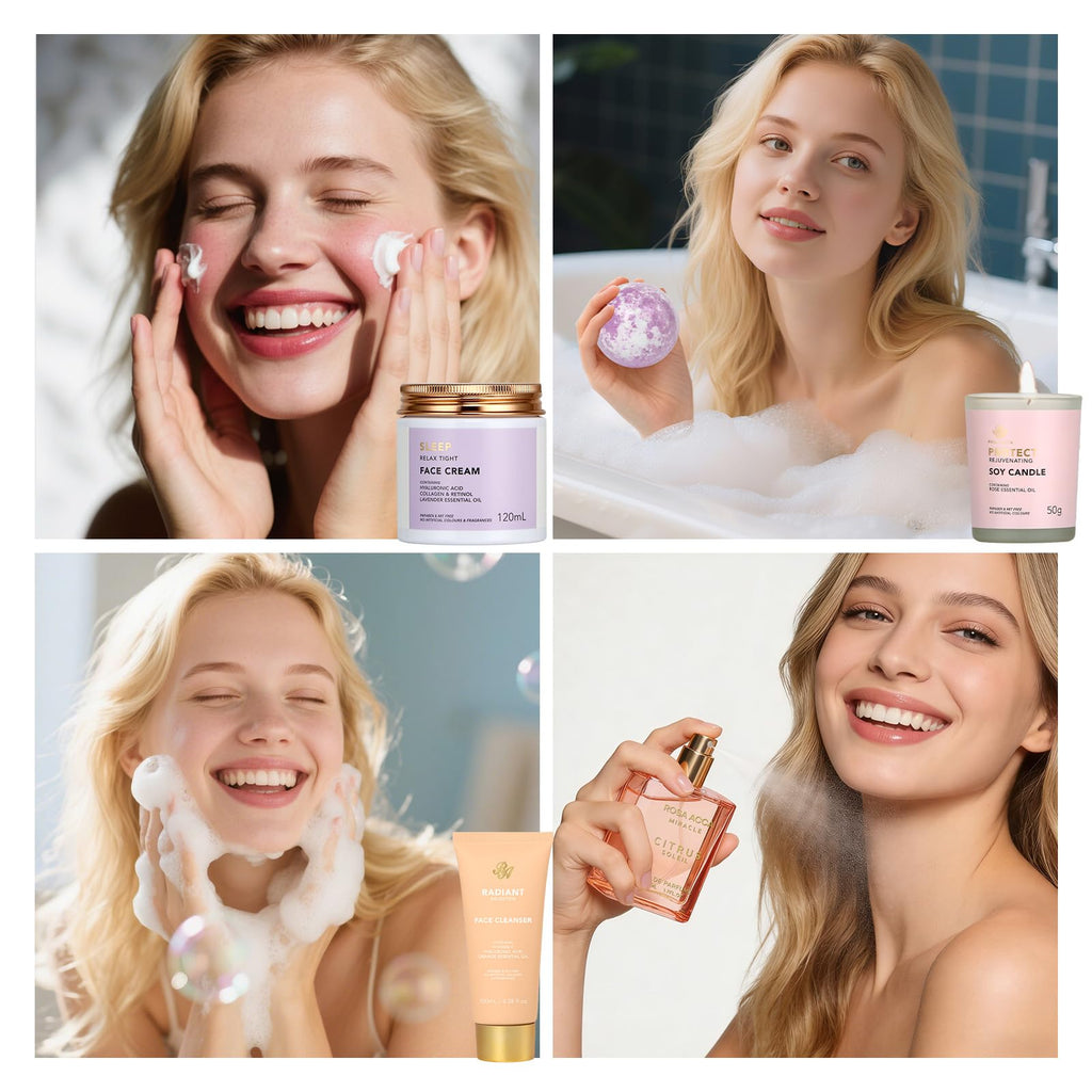 RA ROSA ACCA 36-Piece Skin Care Gift Set for Women – Hydrating Spa Kit