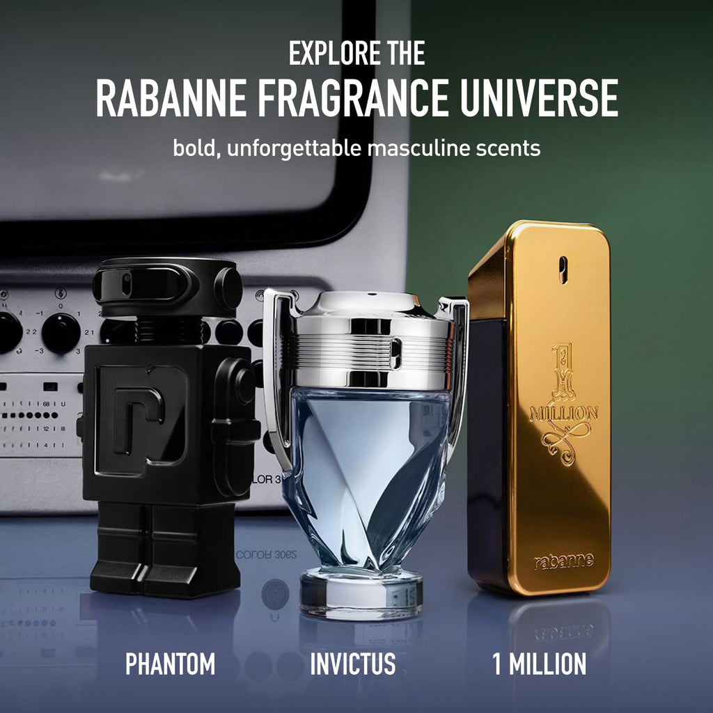 Rabanne 1 Million Eau de Toilette for Men – 6.8 oz EDT, Mandarin & Cinnamon