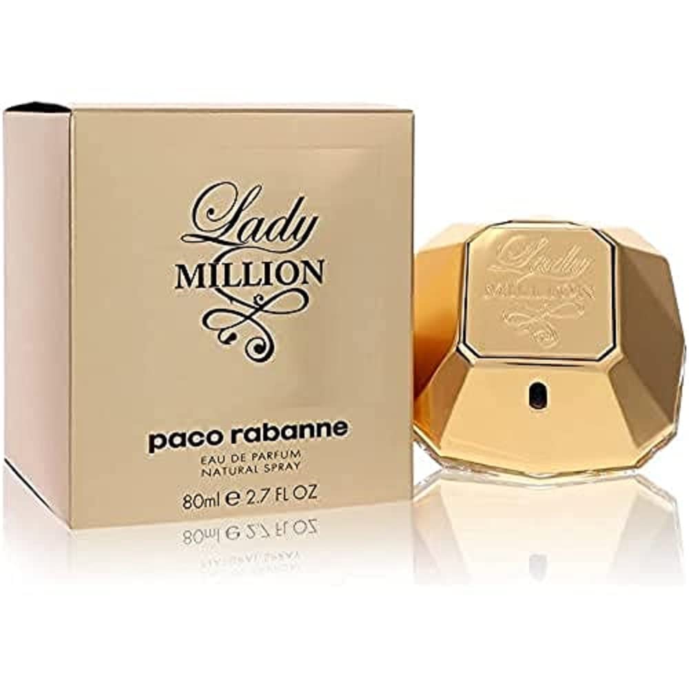 Lady Million by Paco Rabanne – 2.7 oz Eau de Parfum Spray for Women