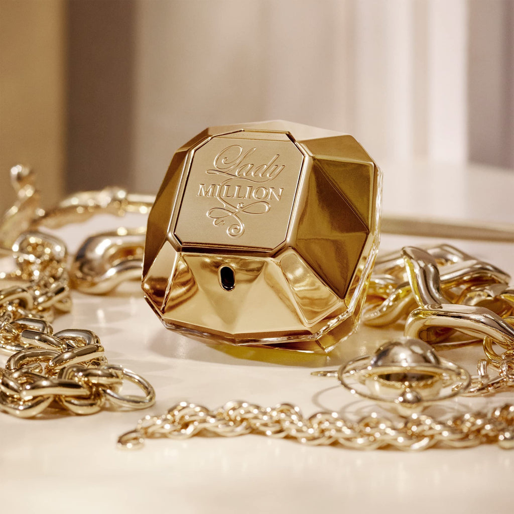 Lady Million by Paco Rabanne – 2.7 oz Eau de Parfum Spray for Women